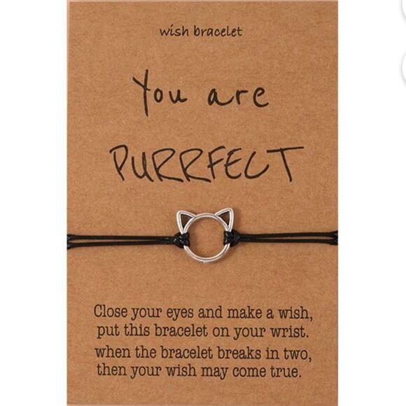 Cat Silhouette Rope Bracelet - Picture 4 of 9